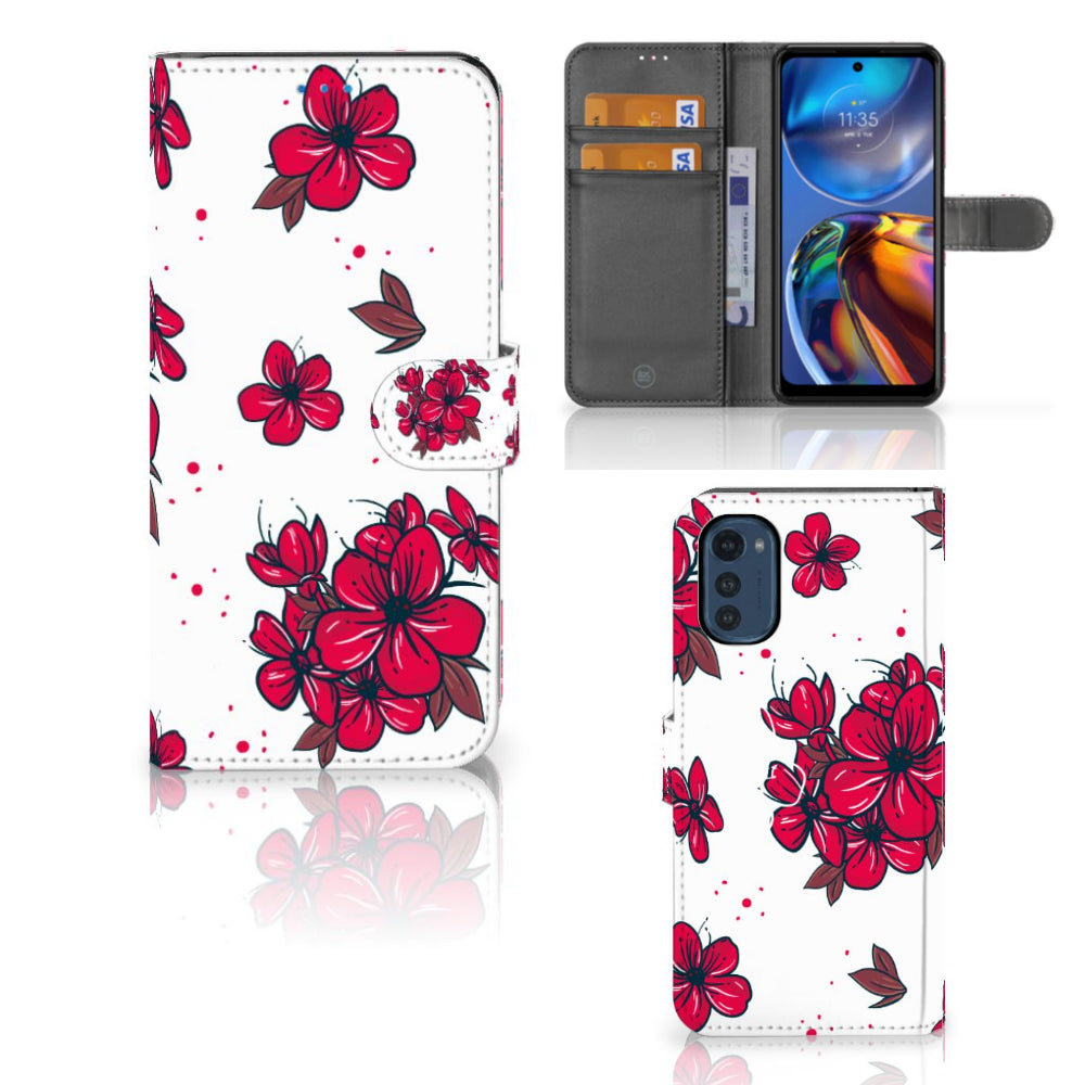 Motorola Moto E32 | Moto E32s Hoesje Blossom Red