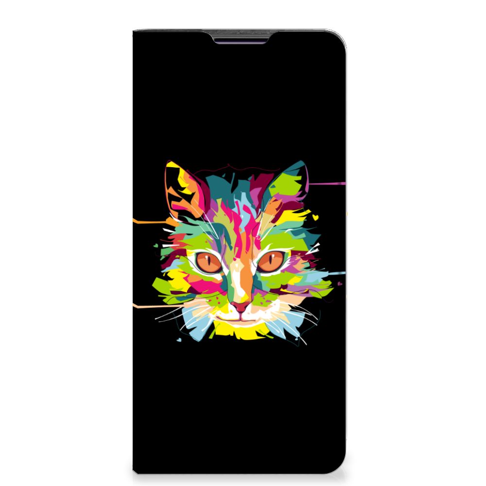 Motorola Edge 30 Pro Magnet Case Cat Color