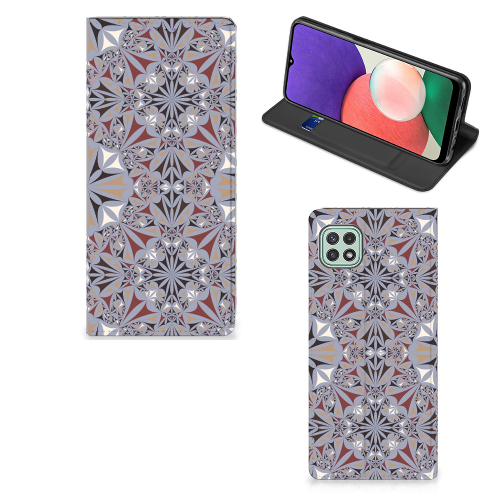 Samsung Galaxy A22 5G Standcase Flower Tiles - B2C Telecom