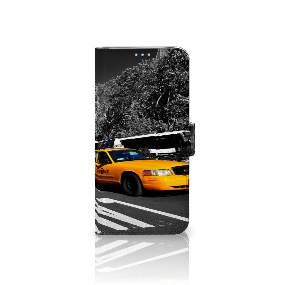 Huawei P40 Lite Flip Cover New York Taxi