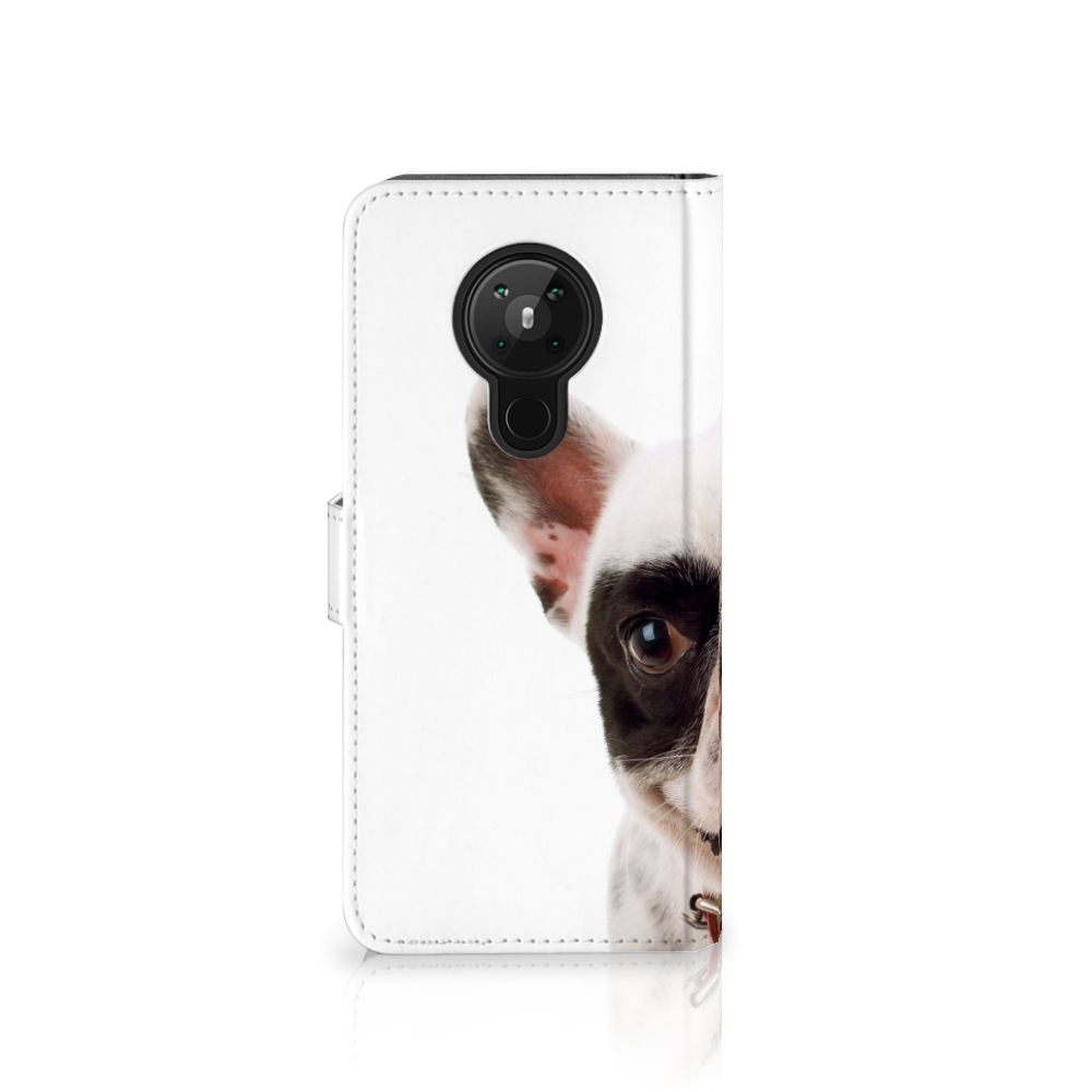 Nokia 5.3 Telefoonhoesje met Pasjes Franse Bulldog