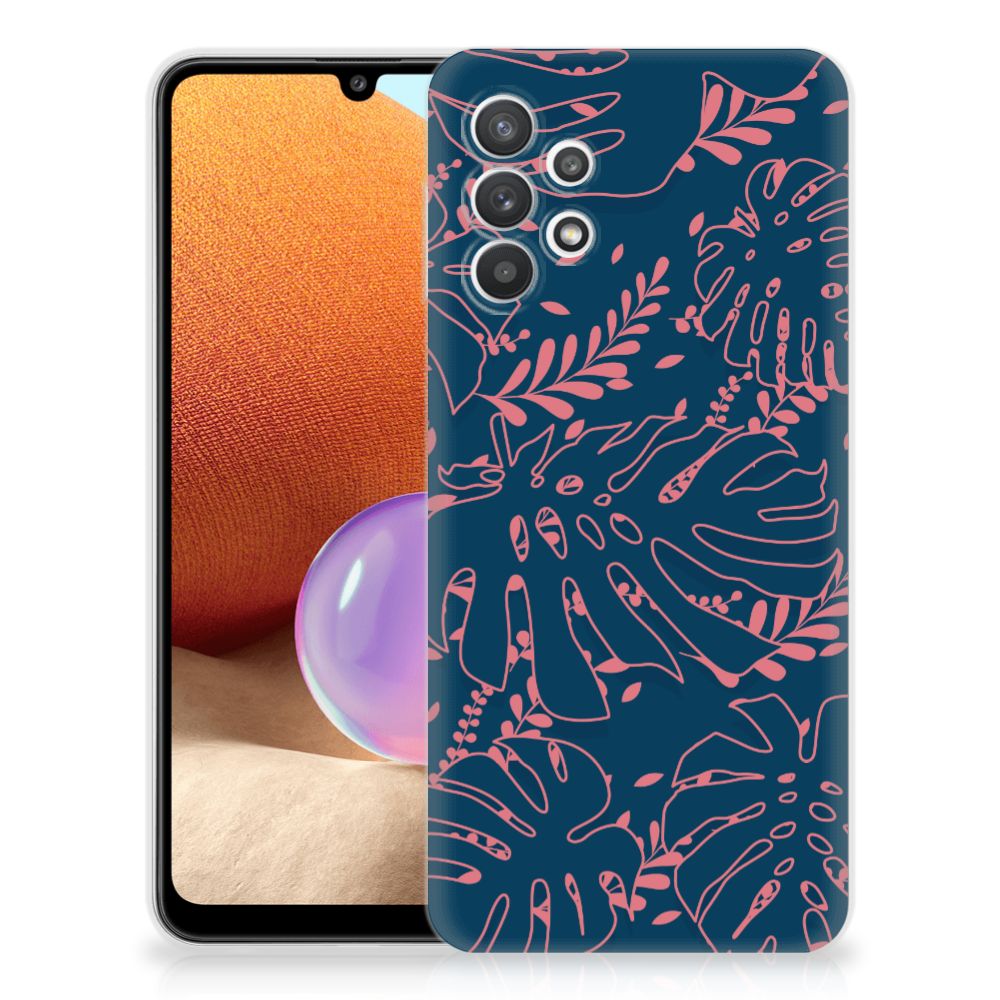 Samsung Galaxy A32 4G | A32 5G Enterprise Editie TPU Case Palm Leaves B2C Telecom