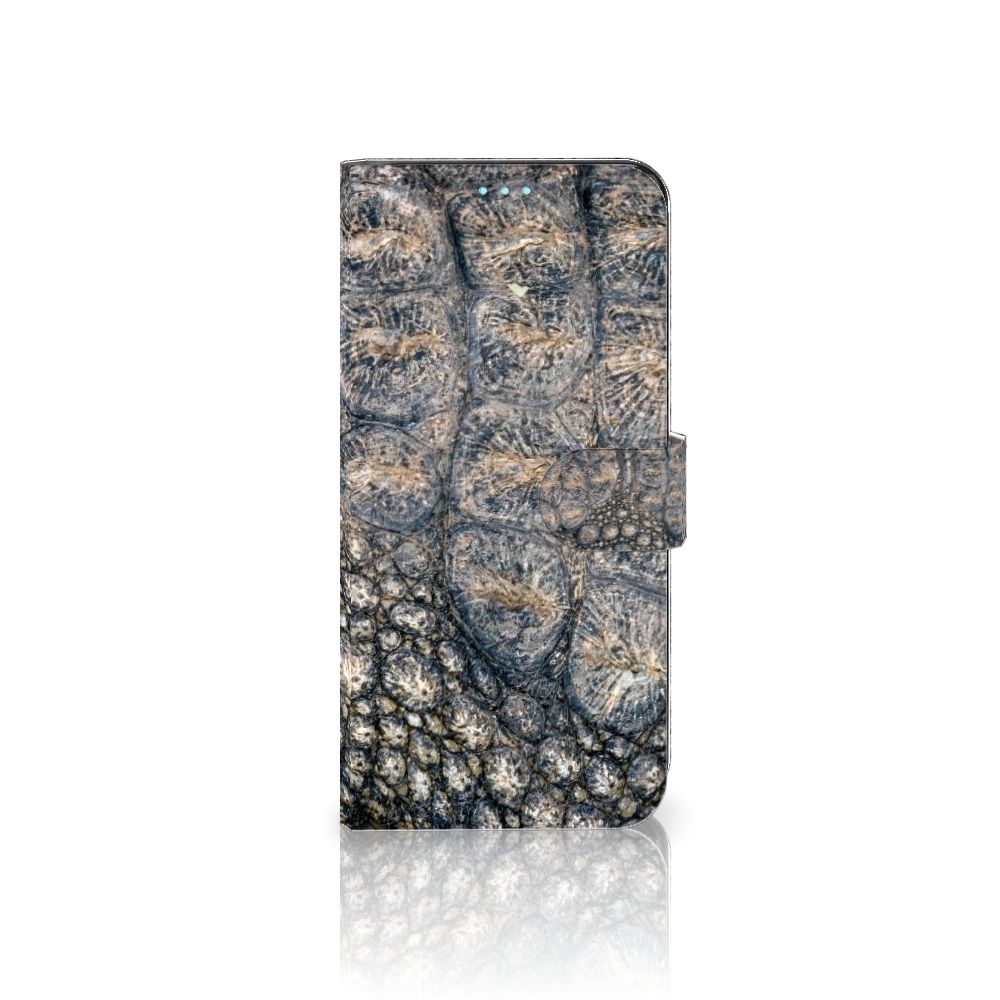 OPPO A76 | A96 Telefoonhoesje met Pasjes Krokodillenprint