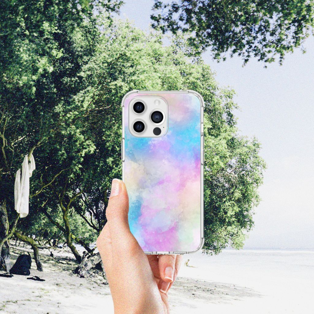 Back Cover iPhone 13 Pro Max Watercolor Light - B2C Telecom