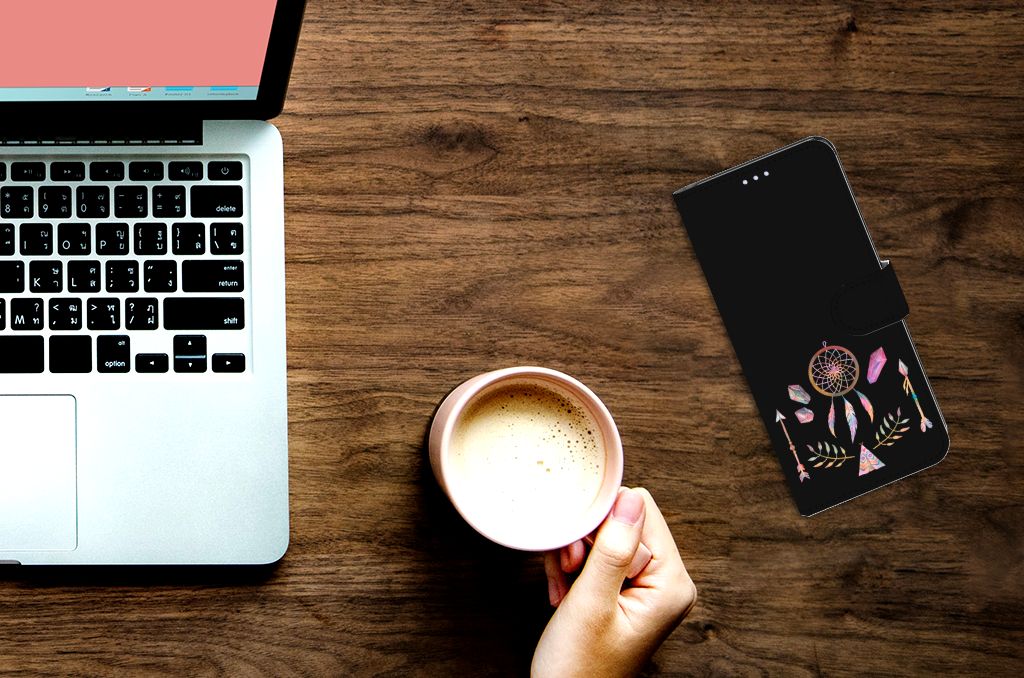OPPO Reno 8 Lite | OnePlus Nord N20 Leuk Hoesje Boho Dreamcatcher