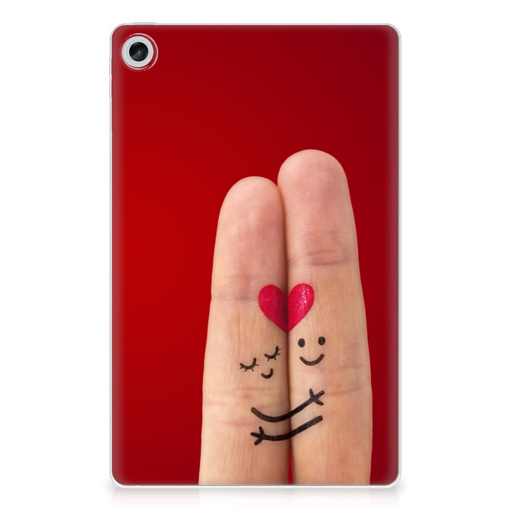 Lenovo Tab M10 Plus (3e generatie) Leuke Siliconen Hoes Liefde - Origineel Romantisch Cadeau - B2C Telecom