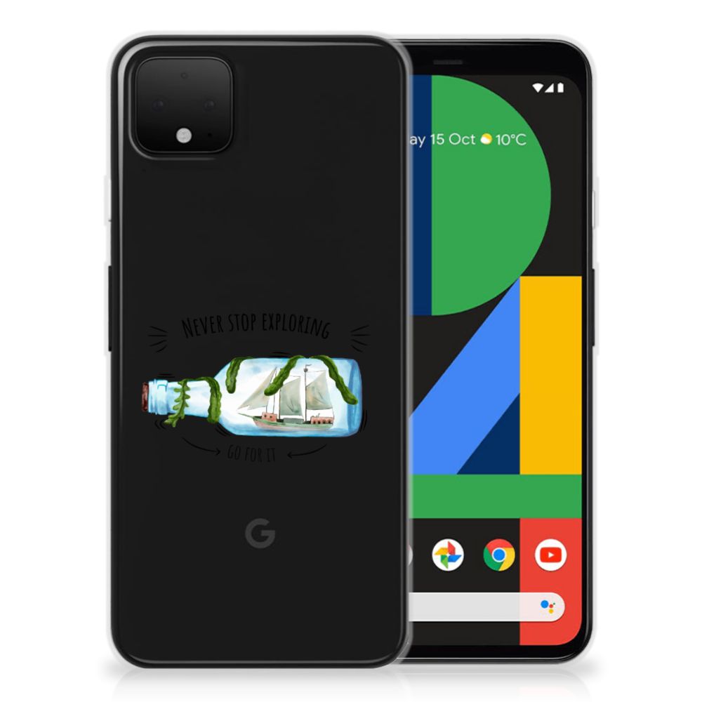 Google Pixel 4 XL Telefoonhoesje met Naam Boho Bottle B2C Telecom