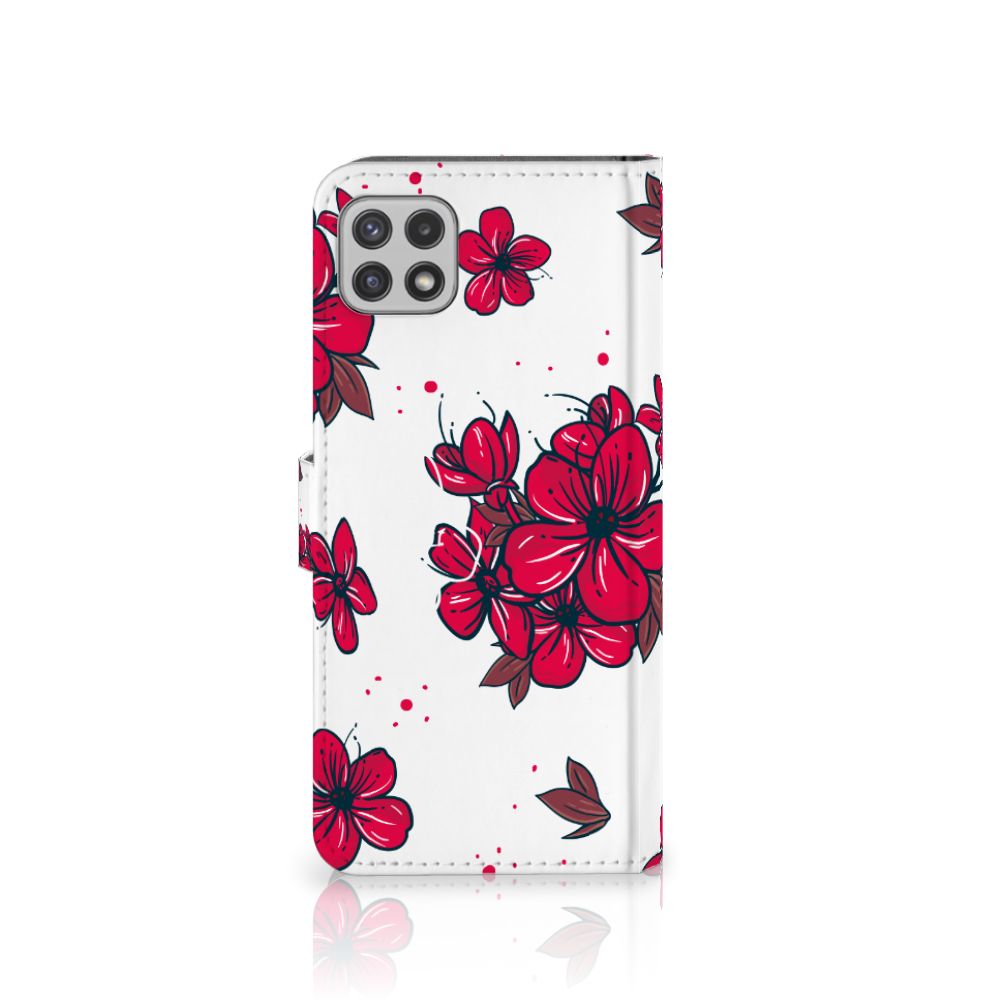 Samsung Galaxy A22 5G Hoesje Blossom Red