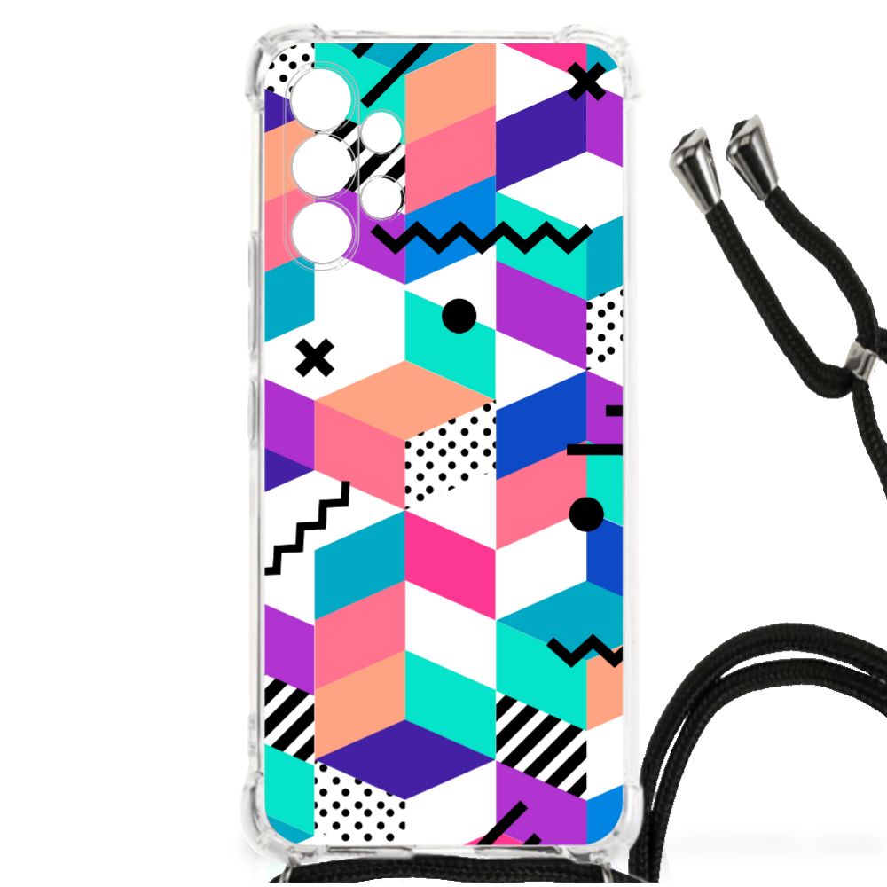 Samsung Galaxy A13 4G Shockproof Case Blokken Kleurrijk B2C Telecom