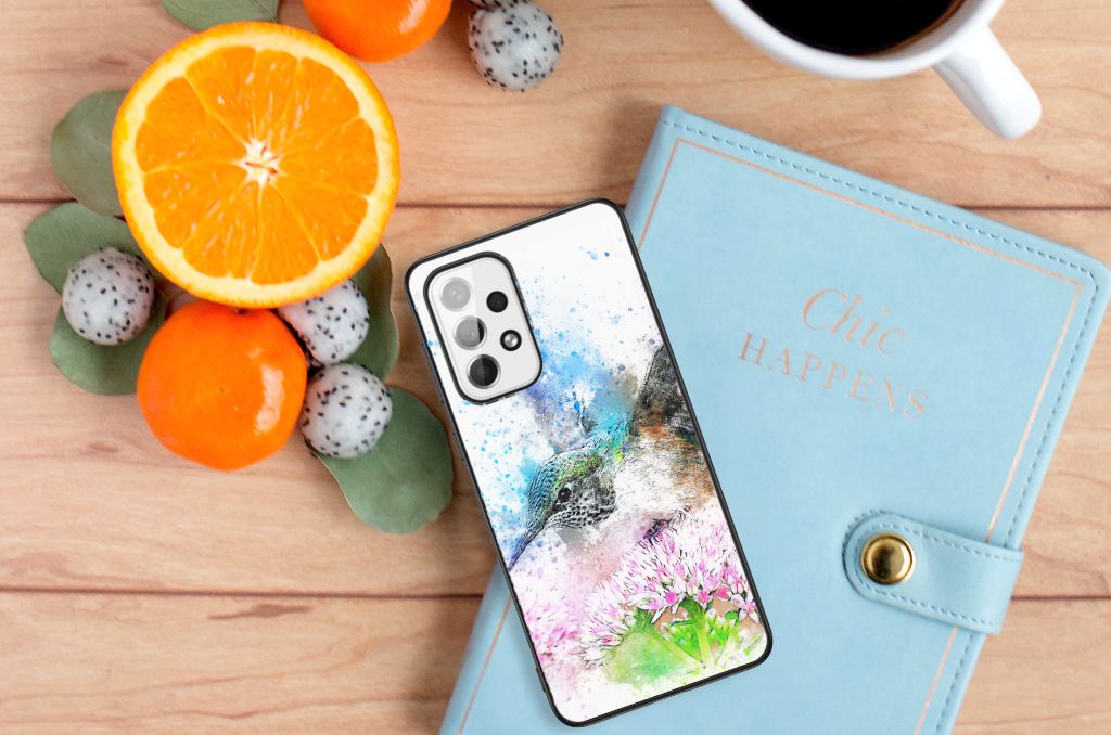 Kleurrijke Telefoonhoesje Samsung Galaxy A73 Vogel B2C Telecom