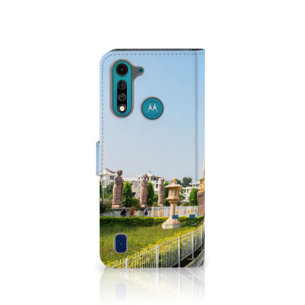 Motorola G8 Power Lite Flip Cover Boeddha