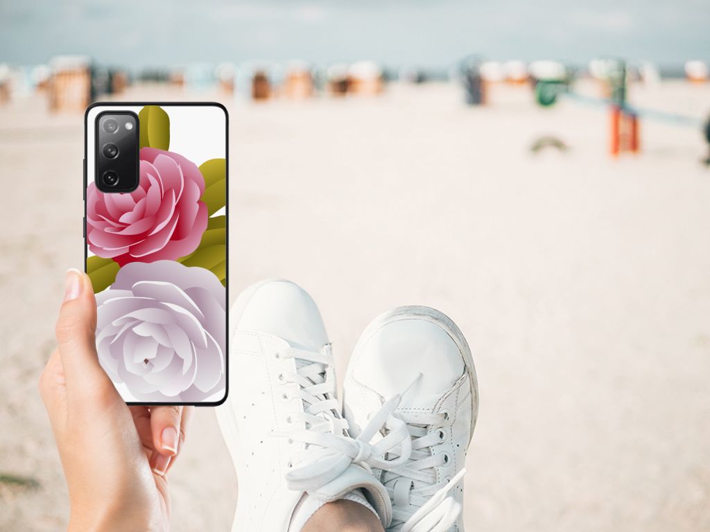Samsung Galaxy S20 FE Bloemen Hoesje Roses B2C Telecom