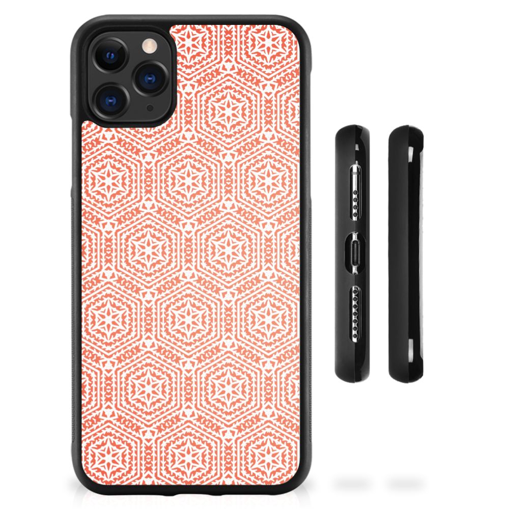Apple iPhone 11 Pro Max Bumper Case Pattern Orange B2C Telecom