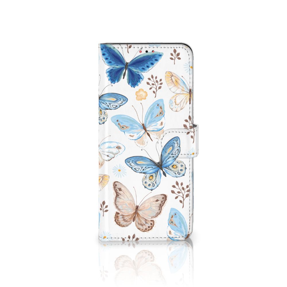 Samsung Galaxy A13 (4G) Telefoonhoesje met Pasjes Vlinder Vooraanzicht.