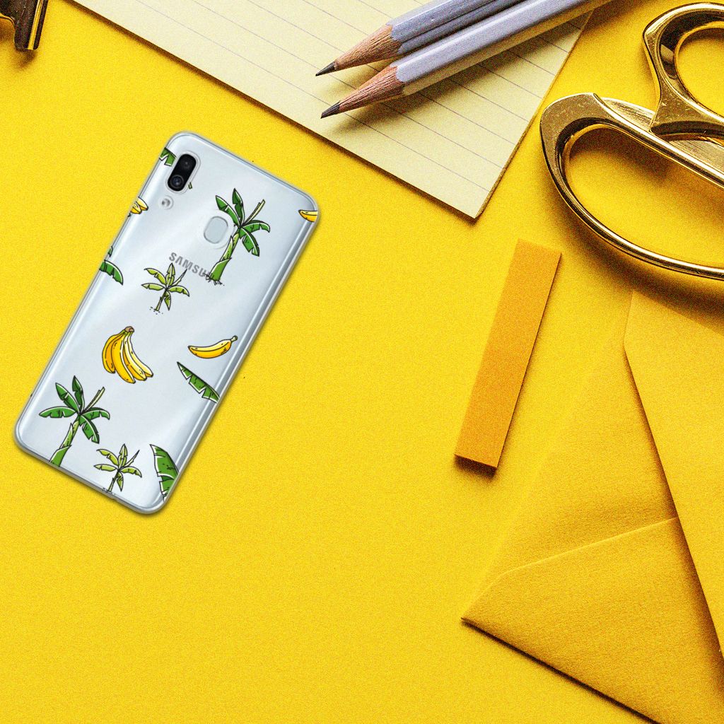 Samsung Galaxy A30 TPU Case Banana Tree