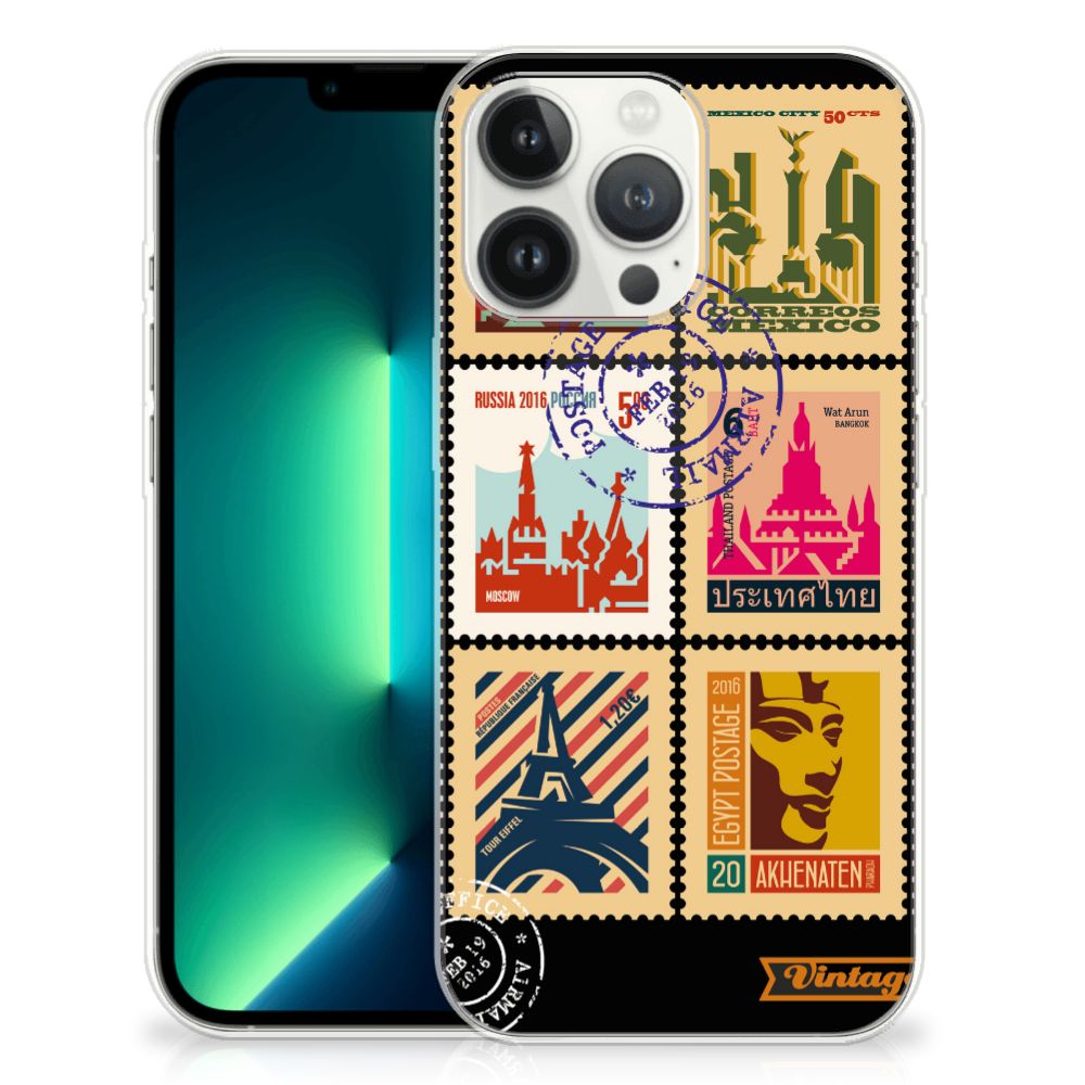 iPhone 13 Pro Max Siliconen Back Cover Postzegels B2C Telecom