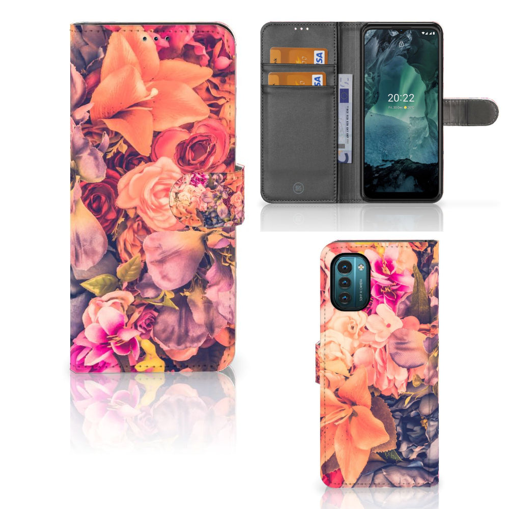 Nokia G11 | G21 Hoesje Bosje Bloemen