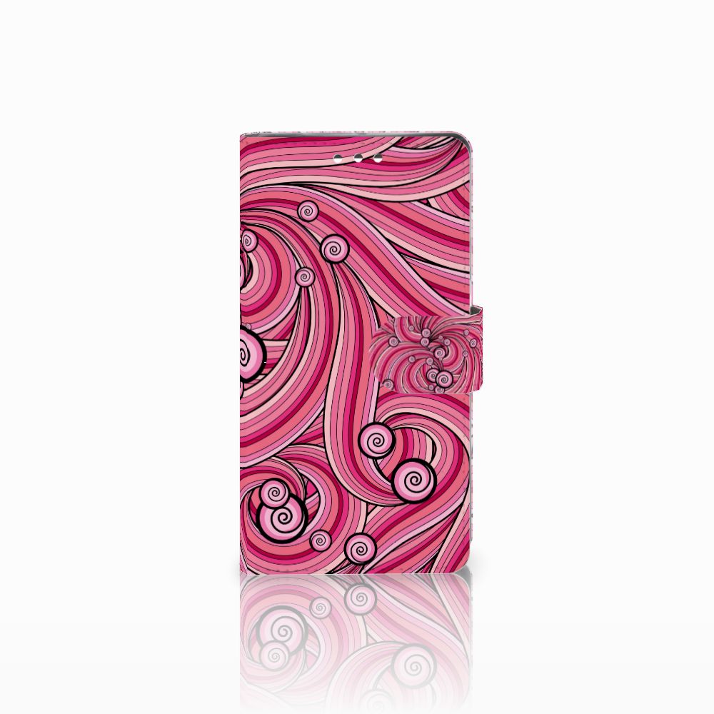 Sony Xperia XZ1 Hoesje Swirl Pink