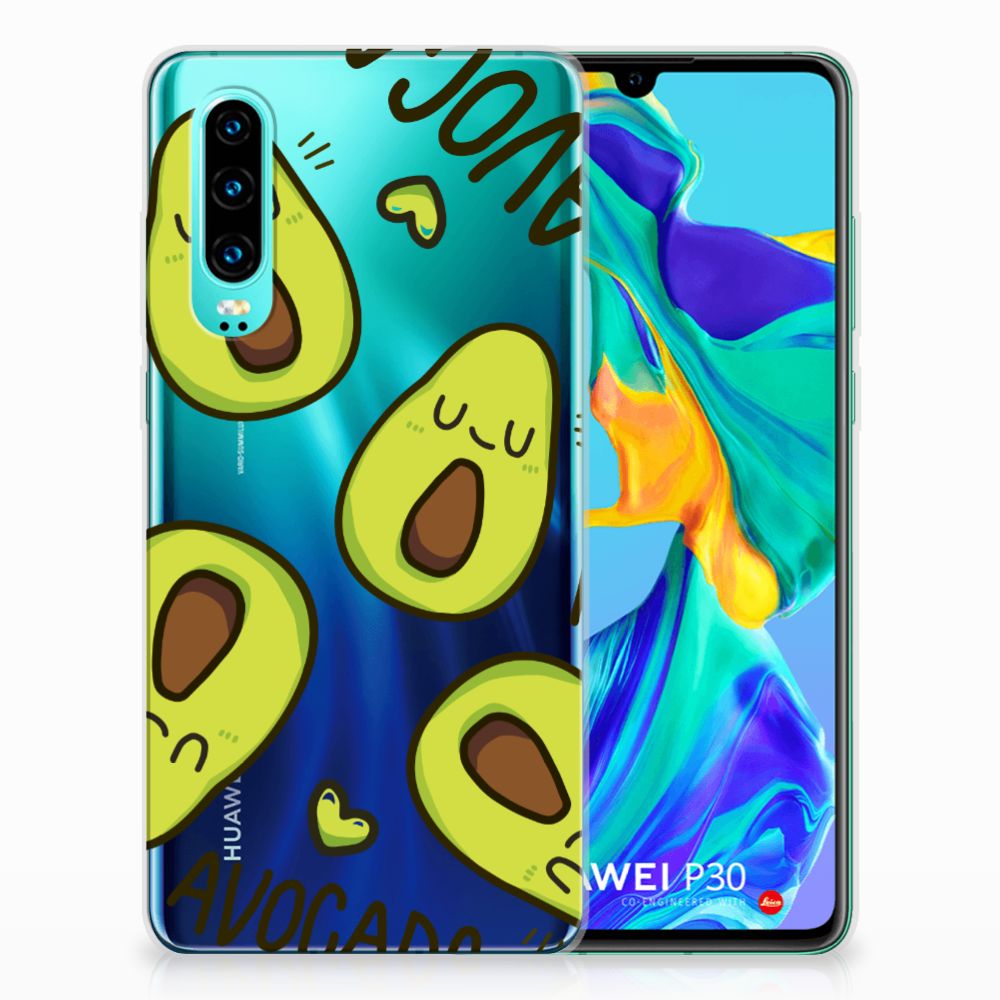 Huawei P30 Telefoonhoesje met Naam Avocado Singing