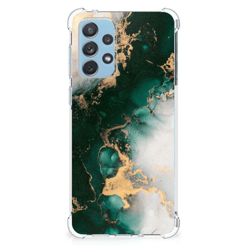 Anti-Shock Hoesje voor Samsung Galaxy A73 Marmer Groen B2C Telecom
