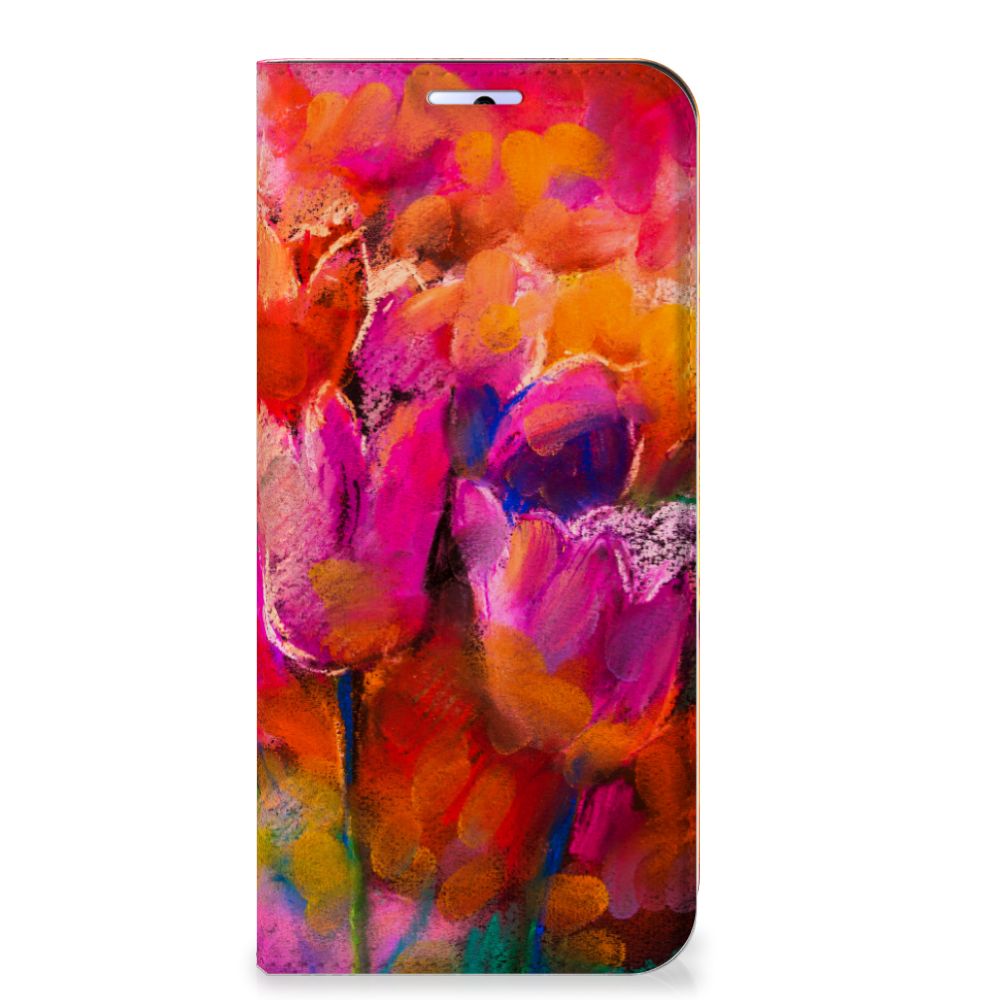 Bookcase Motorola Moto G31 | G41 Tulips