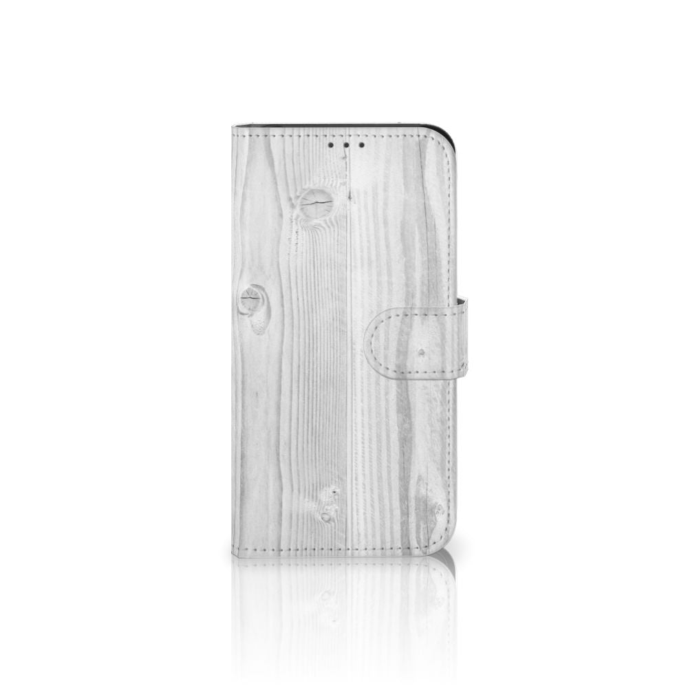 Samsung Galaxy Xcover 5 Book Style Case White Wood
