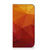Stand Case voor iPhone 15 Pro Max Polygon Red met abstracte roode en oranje geometrische vormen.
