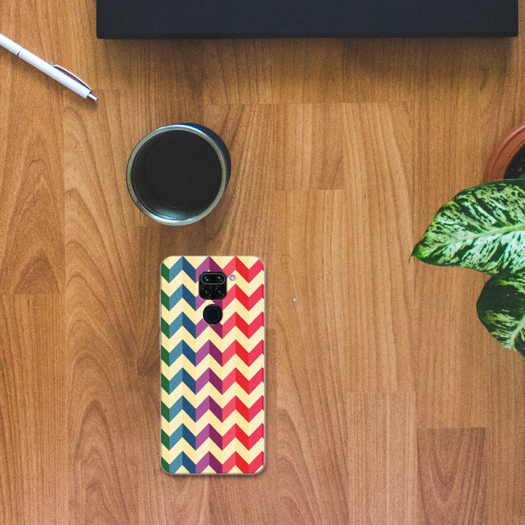 Xiaomi Redmi Note9 TPU bumper Zigzag Multi Color B2C Telecom