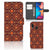Samsung Galaxy A30 Telefoon Hoesje Batik Brown