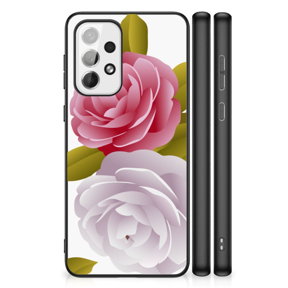 Samsung Galaxy A73 Bloemen Hoesje Roses B2C Telecom