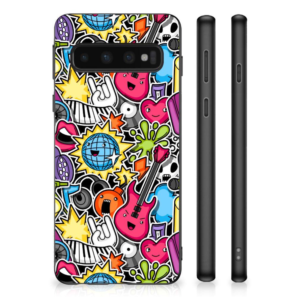 Samsung Galaxy S10 TPU Bumper Case Punk Rock