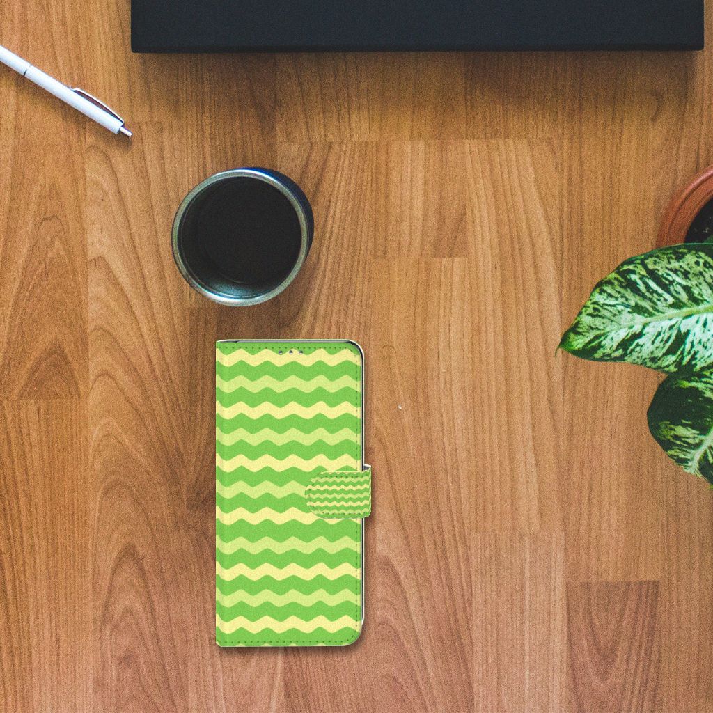 Samsung Galaxy S20 FE Telefoon Hoesje Waves Green
