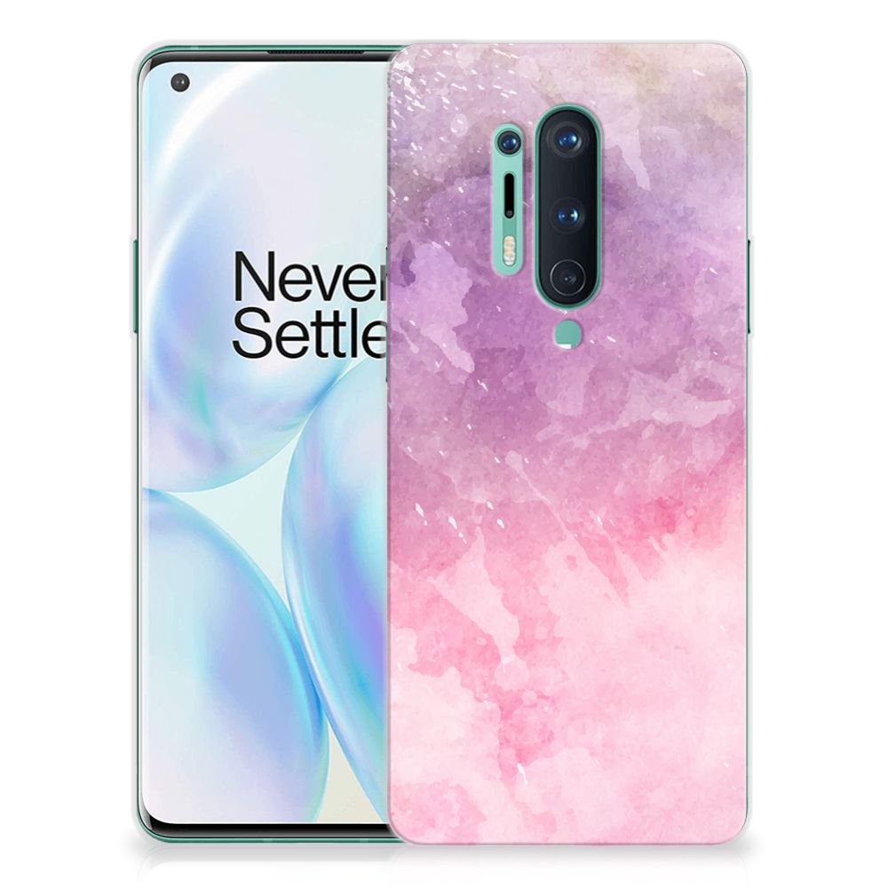 Hoesje maken OnePlus 8 Pro Pink Purple Paint