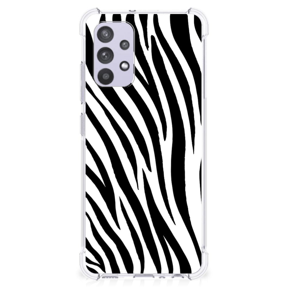 Samsung Galaxy A32 4G | A32 5G Enterprise Editie Case Anti-shock Zebra