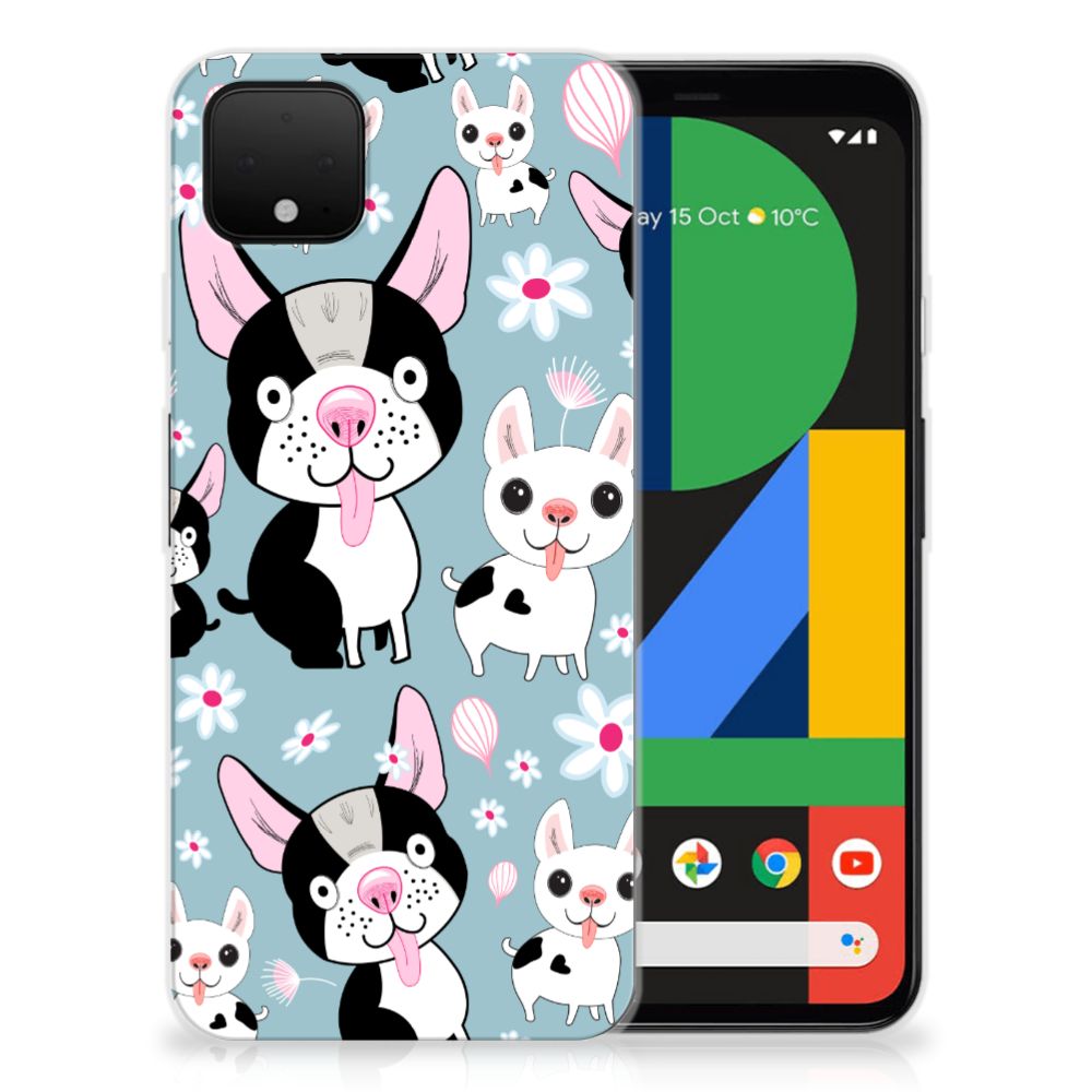 Google Pixel 4 XL TPU Hoesje Hondjes
