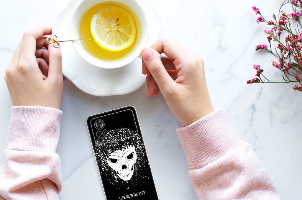 Silicone Back Case Xiaomi Poco X4 Pro 5G Skull Hair B2C Telecom