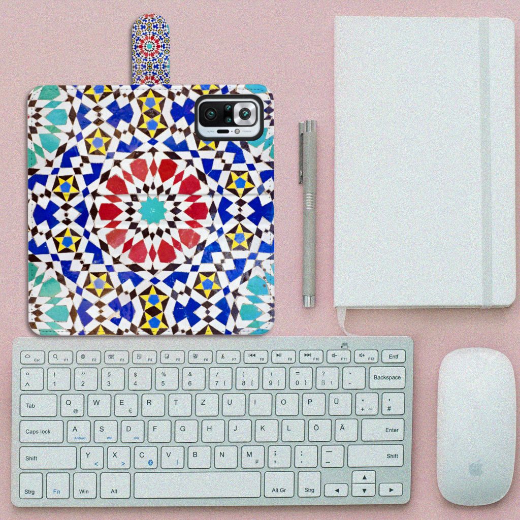 Xiaomi Redmi Note 10 Pro Bookcase Mozaïek