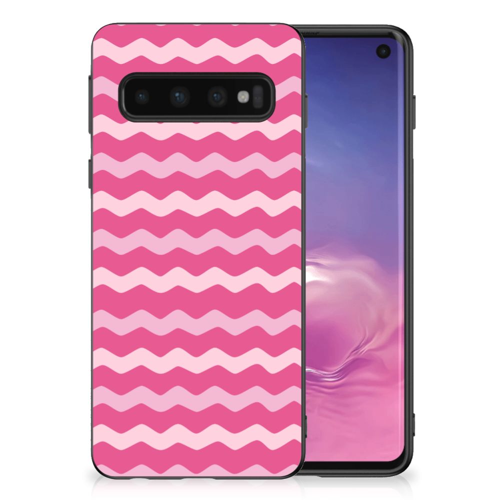 Samsung Galaxy S10 Bumper Case Waves Pink B2C Telecom
