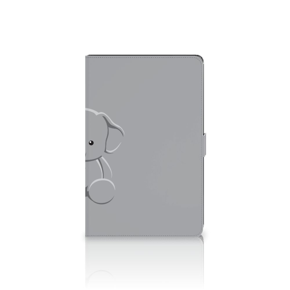 Lenovo Tab M10 Plus 3rd Gen 10.6 inch Hippe Tablet Hoes Grijs Baby Olifant
