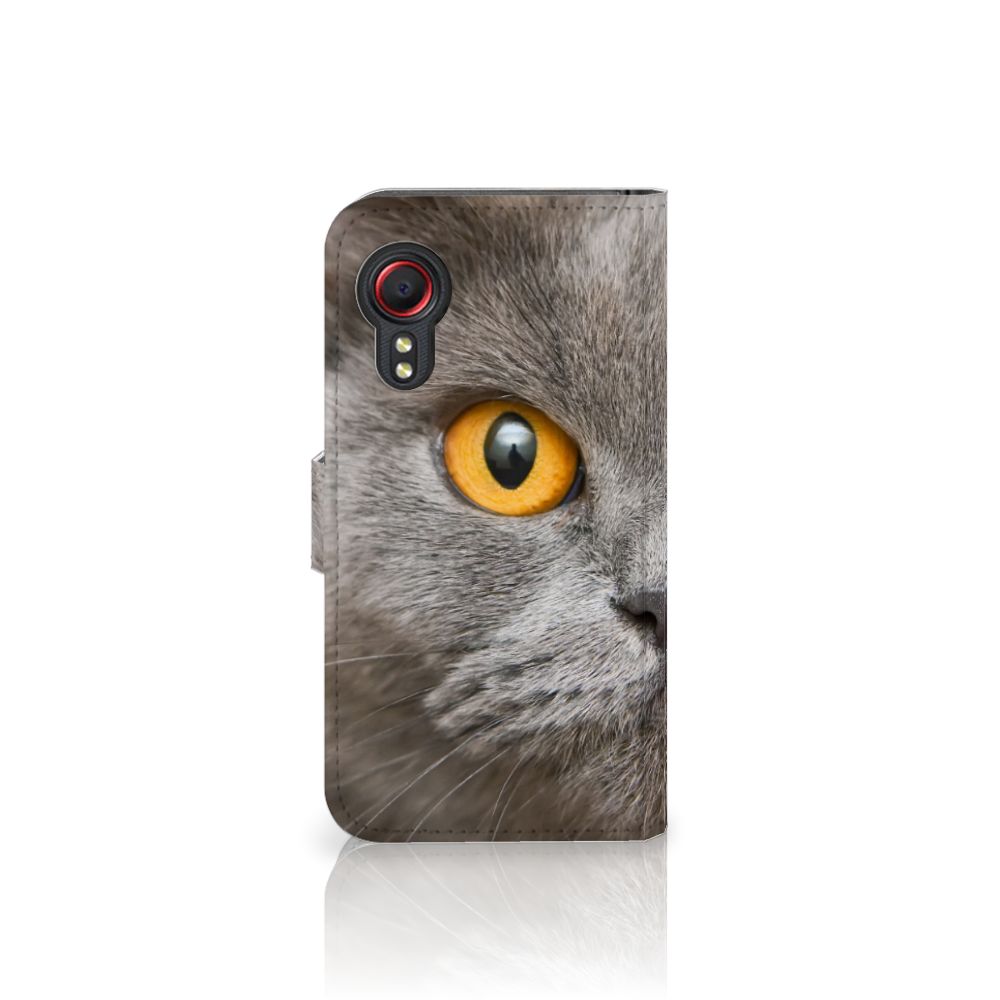 Telefoonhoesje met Pasjes Samsung Galaxy Xcover 5 Britse Korthaar