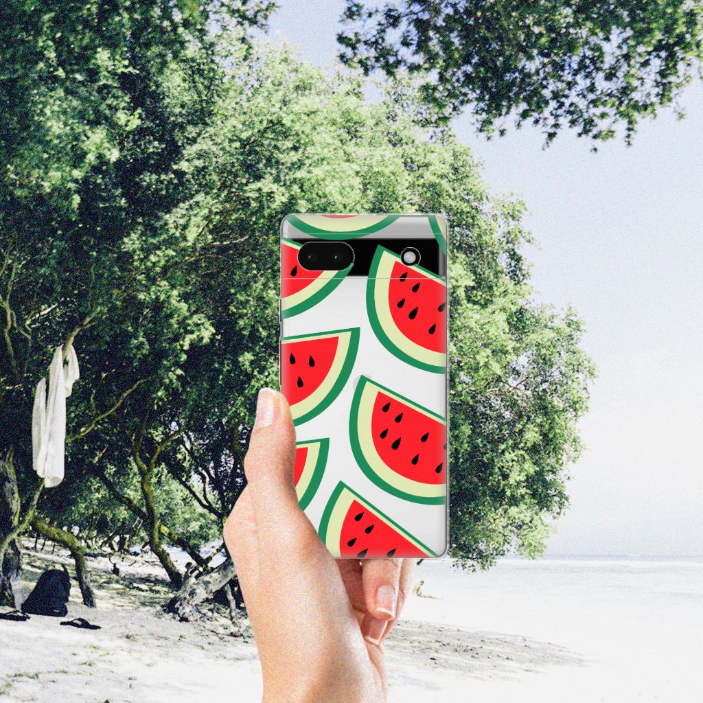 Google Pixel 6A Siliconen Case Watermelons B2C Telecom