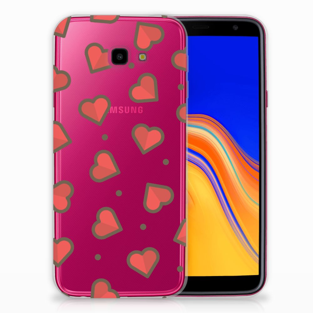 Samsung Galaxy J4 Plus (2018) TPU bumper Hearts