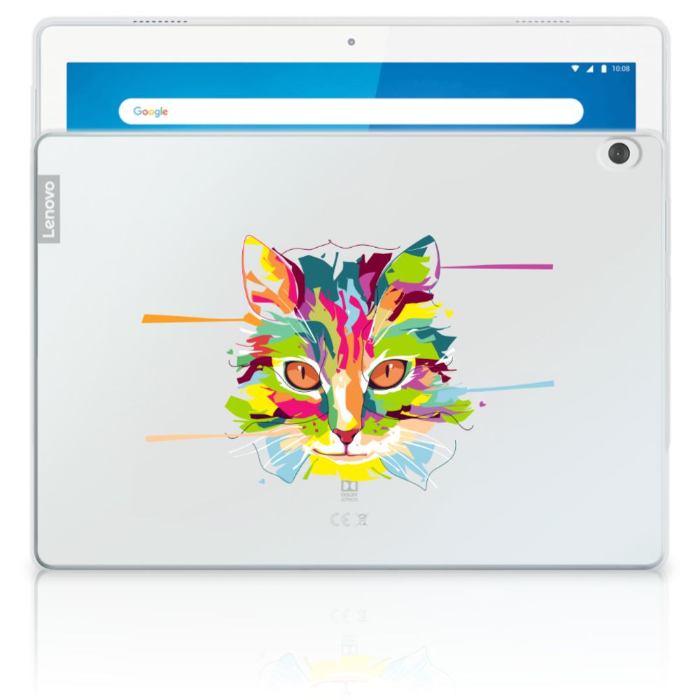 Lenovo Tab M10 Tablet Back Cover Cat Color