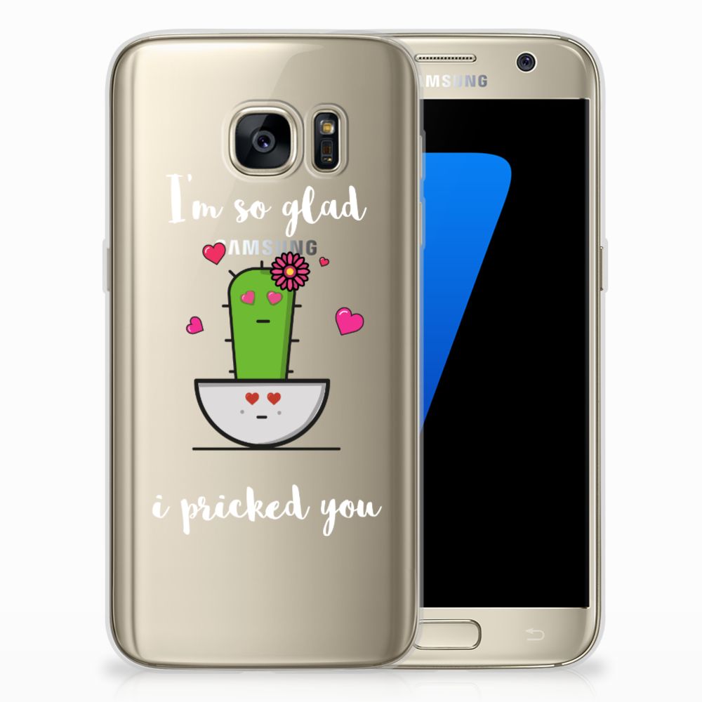 Samsung Galaxy S7 Telefoonhoesje met Naam Cactus Glad