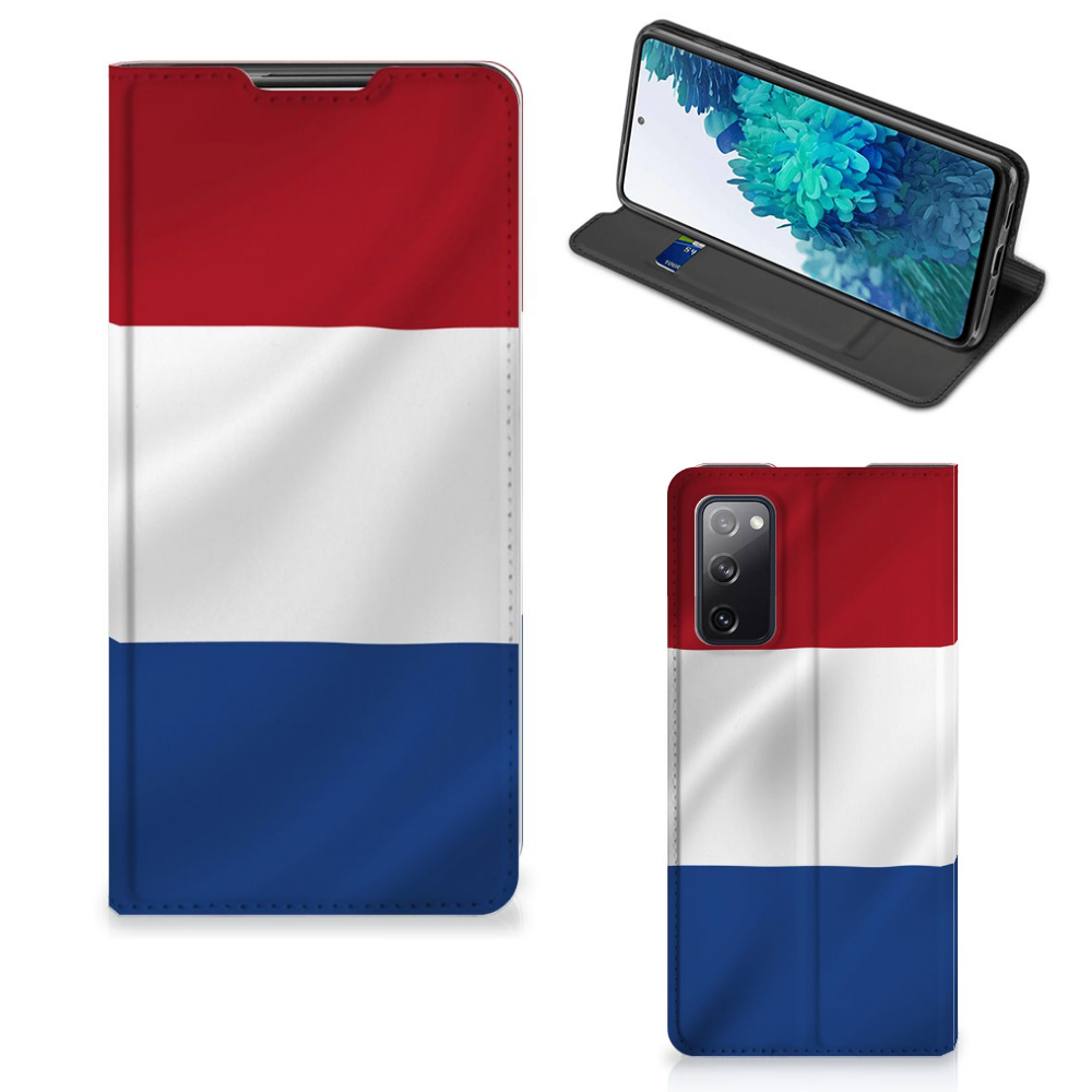 Samsung Galaxy S20 FE Standcase Nederlandse Vlag - B2C Telecom
