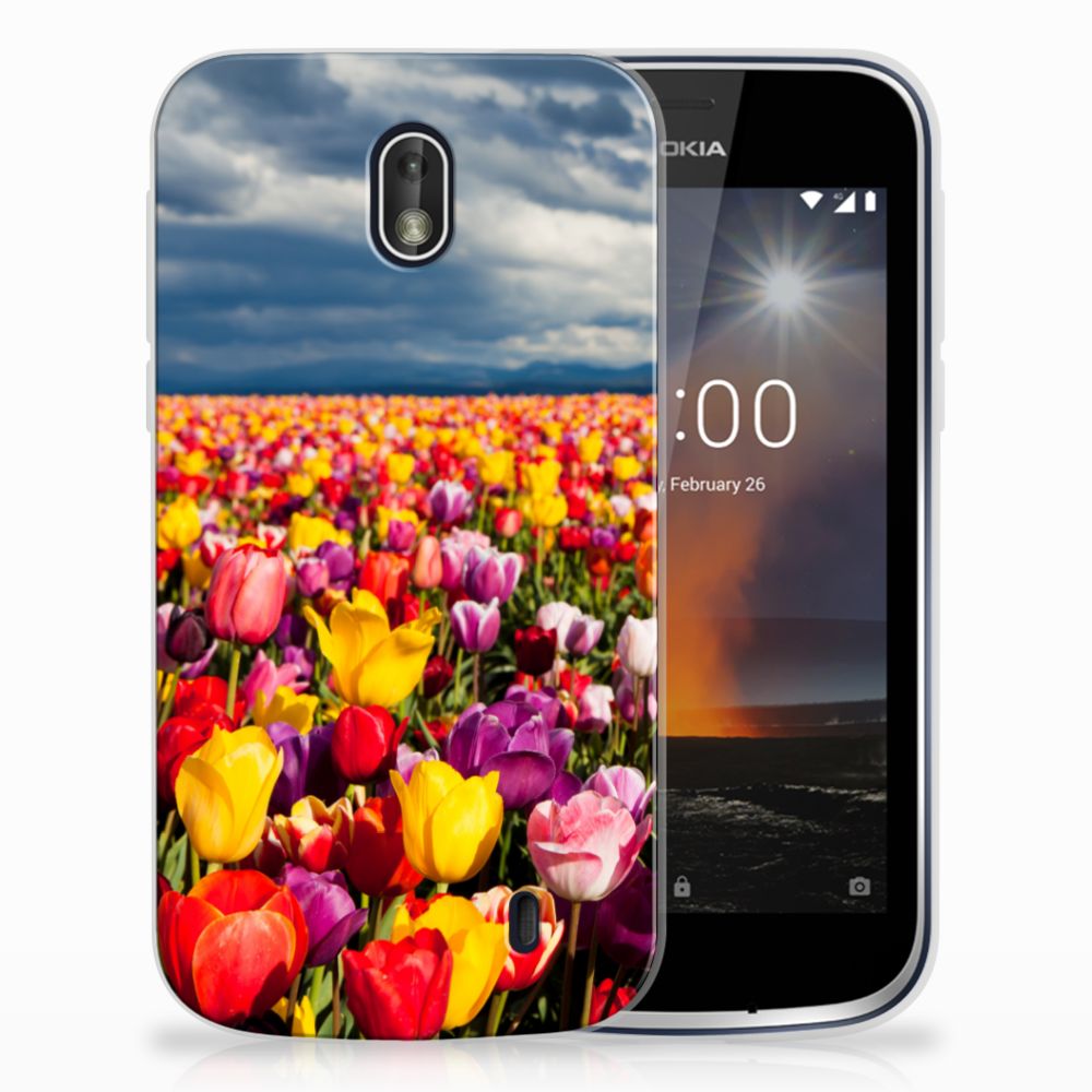 Nokia 1 TPU Case Tulpen