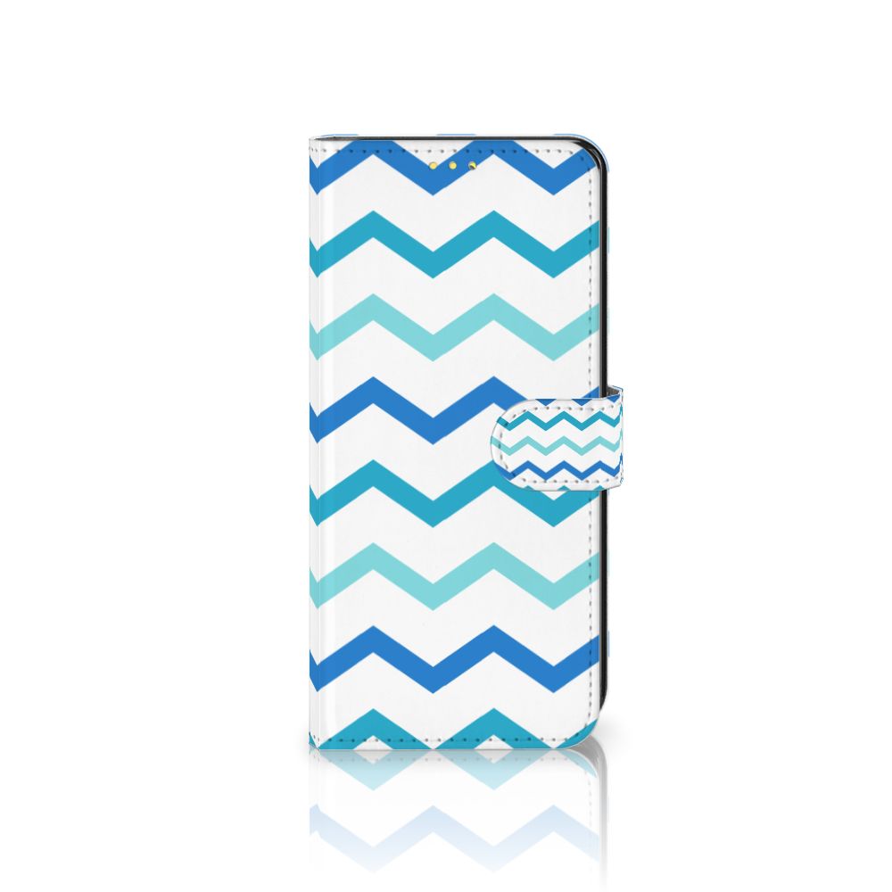 Xiaomi Poco X3 | Poco X3 Pro Telefoon Hoesje Zigzag Blauw