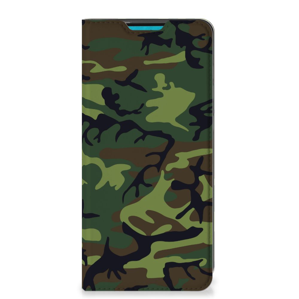 Samsung Galaxy A73 Hoesje met Magneet Army Dark - B2C Telecom