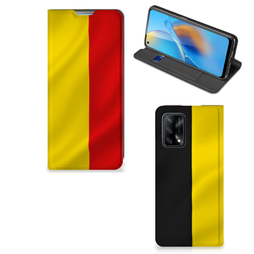 OPPO A74 4G Standcase Belgische Vlag - B2C Telecom