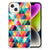 iPhone 14 Doorzichtige Silicone Hoesje Geruit B2C Telecom